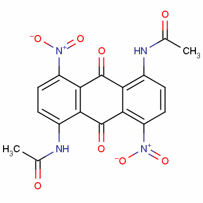 N,n’-(9,10-dihydro-4,8-dinitro-9,10-dioxo-1,5-anthracenediyl)bisacetamide Structure,37686-98-9Structure