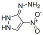 3H-pyrazol-3-one,1,2-dihydro-4-nitro-,hydrazone(9ci) Structure,377068-49-0Structure