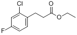 3-(2-Chloro-4-fluoro-phenyl)-propionic acid ethyl ester Structure,377083-93-7Structure