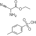 Ethyl 2-amino-2-cyanoacetate 4-methylbenzenesulfonate Structure,37842-58-3Structure