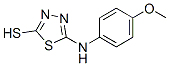 5-(4-Methoxy-phenylamino)-[1,3,4]thiadiazole-2-thiol Structure,37844-24-9Structure