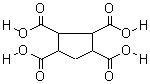 1,2,3,4-环戊烷四羧酸结构式_3786-91-2结构式