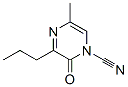 1(2H)-pyrazinecarbonitrile,5-methyl-2-oxo-3-propyl-(9ci) Structure,37899-76-6Structure