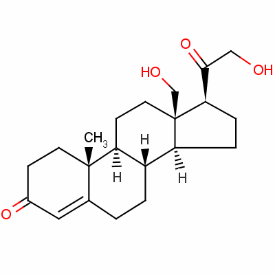 18-Hydroxy-11-deoxycorticosterone Structure,379-68-0Structure