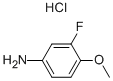 3-氟-4-甲氧基苯胺盐酸盐结构式_3803-20-1结构式