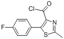 Rac-5-(4-氟苯基)-2-甲基-1,3-噻唑-4-羰酰氯结构式_380899-53-6结构式