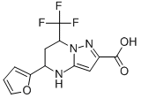 5-Furan-2-yl-7-trifluoromethyl-4,5,6,7-tetrahydro-pyrazolo[1,5-a]pyrimidine-2-carboxylic acid Structure,381175-08-2Structure