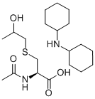 N-乙酰基-S-(2-羟基丙基)半胱氨酸二环己基铵盐结构式_38130-86-8结构式