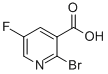 2-Bromo-5-fluoro-3-pyridinecarboxylic acid Structure,38186-89-9Structure