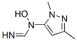 (9ci)-n-(1,3-二甲基-1H-吡唑-5-基)-n-羟基-盐酸乙脒结构式_382136-56-3结构式