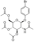 4-溴苯基2-乙酰氨基-3,4,6-三-o-乙酰基-2-脱氧-b-d-吡喃葡萄糖苷结构式_38229-74-2结构式