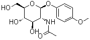 4’-Methoxyphenyl-2-acetamido-2-deoxy-beta-d-glucopyranoside Structure,38229-78-6Structure