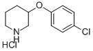 3-(4-氯苯氧基)哌啶盐酸盐结构式_38247-51-7结构式