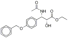 (alphaR,betaS)-beta-(乙酰氨基)-alpha-羟基-4-(苯基甲氧基)-苯丙酸乙酯结构式_382596-25-0结构式