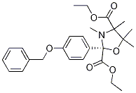 (4S,5r)-2,2-dimethyl-4-[4-(phenylmethoxy)phenyl]-n-dimethylethoxycarbonyl-3,5-oxazolidinecarboxylic acid ethyl ester Structure,382596-27-2Structure