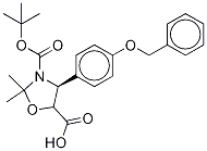 (4S,5r)-2,2-dimethyl-4-[4-(phenylmethoxy)phenyl]-3,5-oxazolidinedicarboxylic acid 3-(1,1-dimethylethyl) ester Structure,382596-28-3Structure