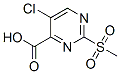 5-Chloro-2-(methylsulfonyl)pyrimidine-4-carboxylic acid Structure,38275-34-2Structure