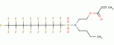 2-(N-Butylperfluorooctanesulfonamido)ethyl acrylate Structure,383-07-3Structure