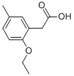 2-Ethoxy-5-methyl-benzeneacetic acid Structure,383133-92-4Structure