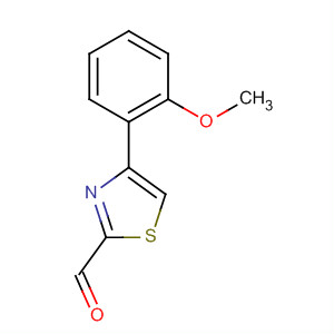 4-(2-Methoxy-phenyl)-thiazole-2-carbaldehyde Structure,383142-89-0Structure