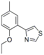 Thiazole, 4-(2-ethoxy-5-methylphenyl)- (9ci) Structure,383143-79-1Structure