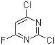 2,4-二氯-6-氟嘧啶结构式_3833-57-6结构式