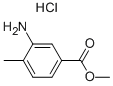 Benzoic acid,3-amino-4-methyl-,methyl ester,hydrochloride Structure,383677-41-6Structure