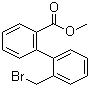 2-Bromomethyl-biphenyl-2-carboxyli c acid methyl ester Structure,38399-65-4Structure