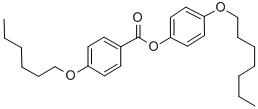 4-N-heptyloxyphenyl4-n-hexyloxybenzoate Structure,38454-39-6Structure