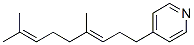 4-(4,8-Dimethyl-3,7-nonadienyl) pyridine Structure,38462-23-6Structure