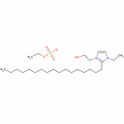 2-(3-Ethyl-2-heptadecylimidazol-1-ium-1-yl)ethanol ethyl sulfate Structure,38550-83-3Structure