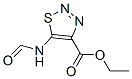 Ethyl 5-formamido-1,2,3-thiadiazole-4-carboxylate Structure,385796-00-9Structure