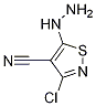 3-Chloro-5-hydrazinyl-4-isothiazolecarbonitrile Structure,3866-31-7Structure