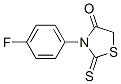 3-(4-氟苯基)-2-硫基氧代-1,3-噻唑烷-4-酮结构式_387-27-9结构式