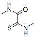 N-methyl-2-thioxo-2-(methylamino)acetamide Structure,38762-37-7Structure