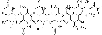 N-acetylglucosamine hexamer Structure,38854-46-5Structure