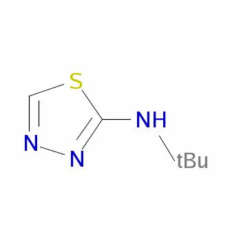 N-tert-butyl-1,3,4-thiadiazol-2-amine Structure,38917-37-2Structure