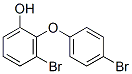 2-(4-Bromophenoxy)-3-bromophenol Structure,38926-84-0Structure