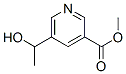 5-(1-Hydroxyethyl)-3-pyridinecarboxylic acid methyl ester Structure,38940-64-6Structure