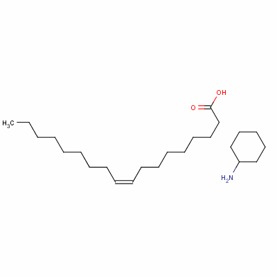 Cyclohexylazanium; (z)-octadec-9-enoate Structure,38945-70-9Structure