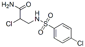 2-Chloro-3-(4-chloro-benzenesulfonylamino)-propionamide Structure,38962-86-6Structure