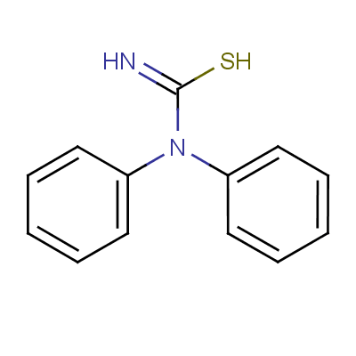 1,1-二苯基-2-硫脲结构式_3898-08-6结构式