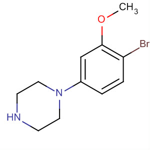 1-(4-Bromo-3-methoxy-phenyl)piperazine Structure,390381-49-4Structure