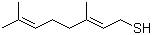 2-Trans-3,7-dimethyl-2,6-octadien-1-mercaptan Structure,39067-80-6Structure