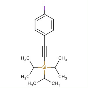 (2-(4-碘苯基)乙炔)三异丙基硅烷结构式_391198-57-5结构式