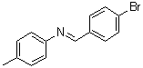 Benzenamine,n-(4-bromophenyl)methylene-4-methyl- Structure,39128-27-3Structure