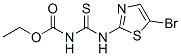 Carbamic acid,[[(5-bromo-2-thiazolyl)amino]thioxomethyl ]-,ethyl ester (9ci) Structure,39136-47-5Structure