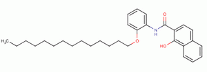 1-Hydroxy-n-(2-tetradecyloxyphenyl)-2-naphthalenecarboxamide Structure,39163-92-3Structure