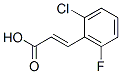 2-Chloro-6-fluorocinnamic acid Structure,392-22-3Structure