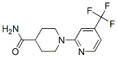 1-[4-(三氟甲基)-2-吡啶]-4-哌啶羧酰胺结构式_392692-28-3结构式